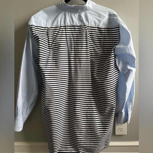 Tory Burch Striped-back Shirt in Classic Light Blue/anchor Stripe - Picture 3 of 4